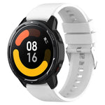 突起ヘッドシリコンストラップ シルバーバックル、Samsung Galaxy Watch 46mm 22mm用