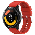 突起ヘッドシリコンストラップ シルバーバックル、Samsung Galaxy Watch 46mm 22mm用