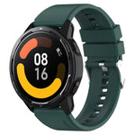 突起ヘッドシリコンストラップ シルバーバックル、Samsung Galaxy Watch 46mm 22mm用