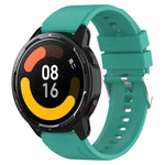 突起ヘッドシリコンストラップ シルバーバックル、Samsung Galaxy Watch 46mm 22mm用