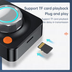 C39HD Bluetooth 5.1 オーディオレシーバー AUX 同軸 光出力 TF再生対応 Bluetooth 5.1 オーディオレシーバー