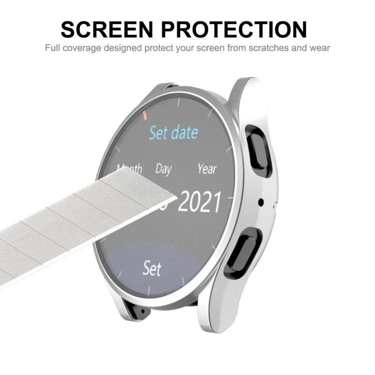 Samsung Galaxy Watch5 40mm用 ENKAY Hat-Prince フルカバレッジ 電気めっきソフトTPUケース
