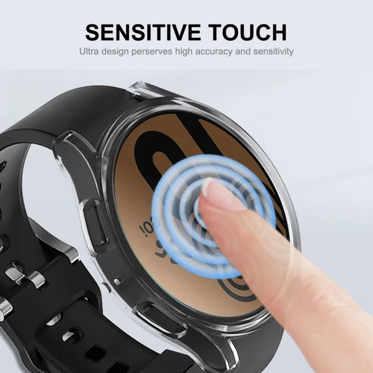 Samsung Galaxy Watch5 40mm用 ENKAY Hat-Prince フルカバレッジ 電気めっきソフトTPUケース