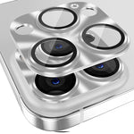 ENKAY アルミ合金 強化ガラスレンズカバーフィルム iPhone 14 Pro / 14 Pro Max 用、iPhone 14 Pro / 14 Pro Max 用