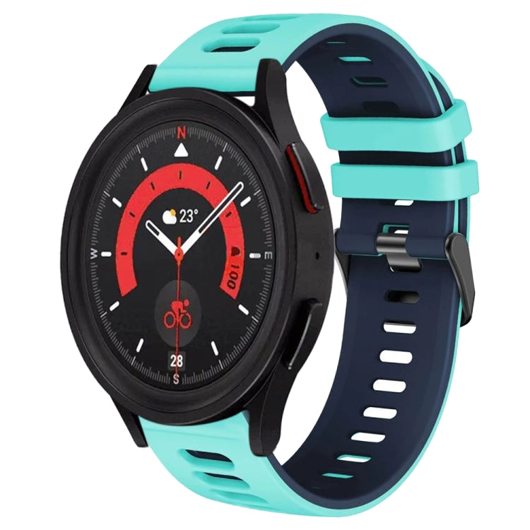 20mm ツートーンシリコーンウォッチバンド、Samsung Galaxy Watch 5 40mm用、Samsung Galaxy Watch 5 44mm用