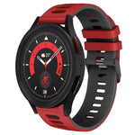 20mm ツートーンシリコーンウォッチバンド、Samsung Galaxy Watch 5 40mm用、Samsung Galaxy Watch 5 44mm用