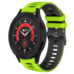 20mm ツートーンシリコーンウォッチバンド、Samsung Galaxy Watch 5 40mm用、Samsung Galaxy Watch 5 44mm用