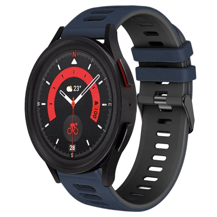 20mm ツートーンシリコーンウォッチバンド、Samsung Galaxy Watch 5 40mm用、Samsung Galaxy Watch 5 44mm用