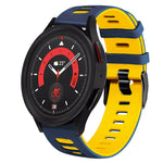 20mm ツートーンシリコーンウォッチバンド、Samsung Galaxy Watch 5 40mm用、Samsung Galaxy Watch 5 44mm用