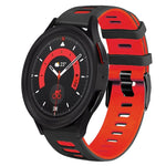 20mm ツートーンシリコーンウォッチバンド、Samsung Galaxy Watch 5 40mm用、Samsung Galaxy Watch 5 44mm用