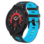 20mm ツートーンシリコーンウォッチバンド、Samsung Galaxy Watch 5 40mm用、Samsung Galaxy Watch 5 44mm用