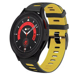 20mm ツートーンシリコーンウォッチバンド、Samsung Galaxy Watch 5 40mm用、Samsung Galaxy Watch 5 44mm用