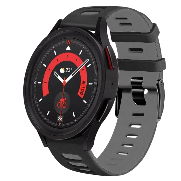 20mm ツートーンシリコーンウォッチバンド、Samsung Galaxy Watch 5 40mm用、Samsung Galaxy Watch 5 44mm用