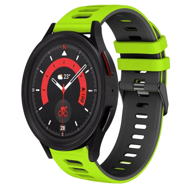 20mm ツートーンシリコーンウォッチバンド、Samsung Galaxy Watch 5 40mm用、Samsung Galaxy Watch 5 44mm用