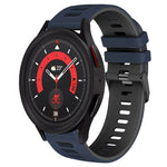20mm ツートーンシリコーンウォッチバンド、Samsung Galaxy Watch 5 40mm用、Samsung Galaxy Watch 5 44mm用