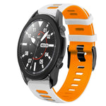 20mm ツートーンシリコーンウォッチバンド、Samsung Galaxy Watch 5 Pro 45mm用、Samsung Galaxy Watch 4 40mm用