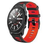 20mm ツートーンシリコーンウォッチバンド、Samsung Galaxy Watch 5 Pro 45mm用、Samsung Galaxy Watch 4 40mm用