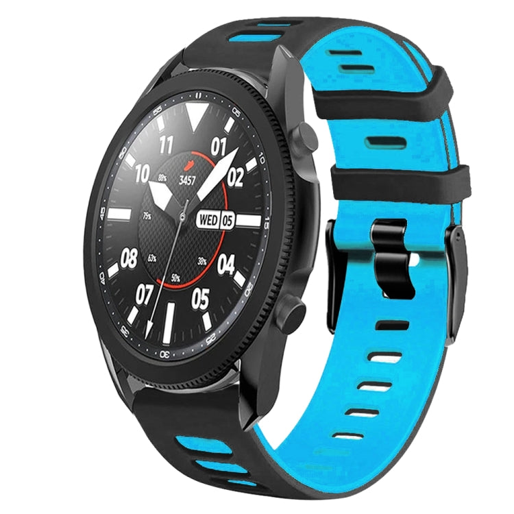 20mm ツートーンシリコーンウォッチバンド、Samsung Galaxy Watch 5 Pro 45mm用、Samsung Galaxy Watch 4 40mm用