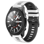 20mm ツートーンシリコーンウォッチバンド、Samsung Galaxy Watch 5 Pro 45mm用、Samsung Galaxy Watch 4 40mm用