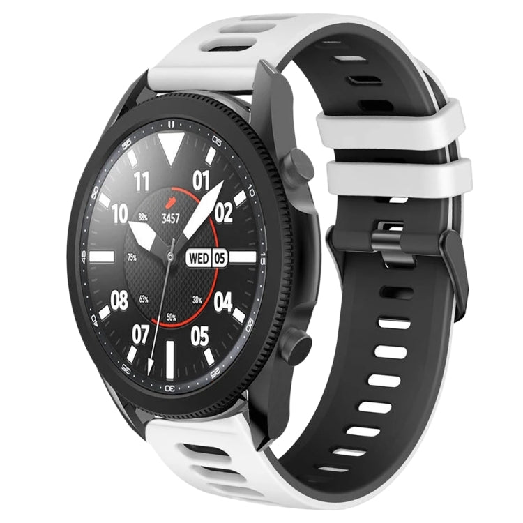 20mm ツートーンシリコーンウォッチバンド、Samsung Galaxy Watch 5 Pro 45mm用、Samsung Galaxy Watch 4 40mm用