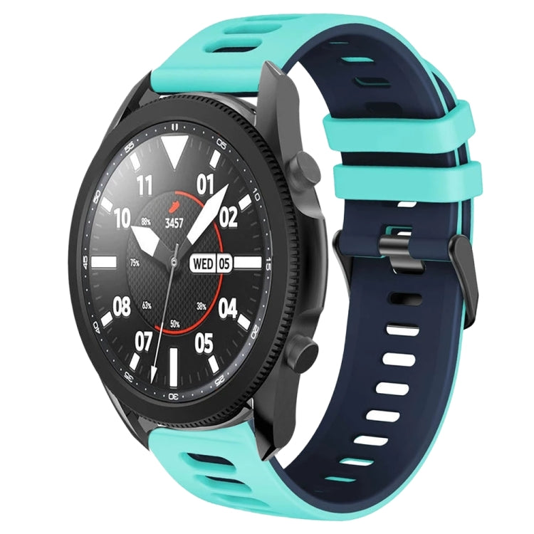 20mm ツートーンシリコーンウォッチバンド、Samsung Galaxy Watch 5 Pro 45mm用、Samsung Galaxy Watch 4 40mm用
