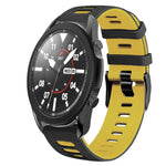 20mm ツートーンシリコーンウォッチバンド、Samsung Galaxy Watch 5 Pro 45mm用、Samsung Galaxy Watch 4 40mm用