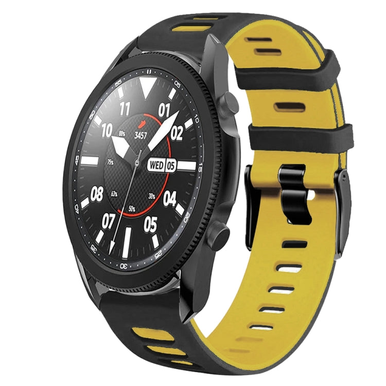 20mm ツートーンシリコーンウォッチバンド、Samsung Galaxy Watch 5 Pro 45mm用、Samsung Galaxy Watch 4 40mm用