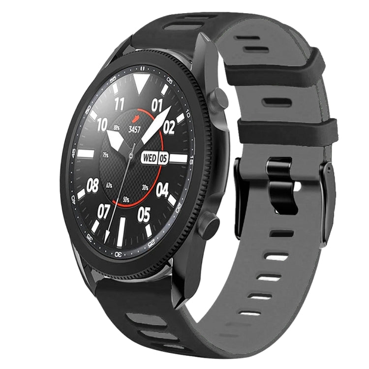 20mm ツートーンシリコーンウォッチバンド、Samsung Galaxy Watch 5 Pro 45mm用、Samsung Galaxy Watch 4 40mm用