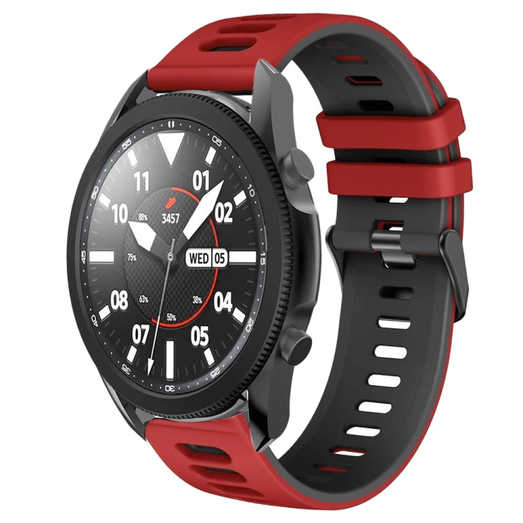 20mm ツートーンシリコーンウォッチバンド、Samsung Galaxy Watch 5 Pro 45mm用、Samsung Galaxy Watch 4 40mm用