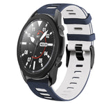 20mm ツートーンシリコーンウォッチバンド、Samsung Galaxy Watch 5 Pro 45mm用、Samsung Galaxy Watch 4 40mm用