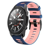 20mm ツートーンシリコーンウォッチバンド、Samsung Galaxy Watch 5 Pro 45mm用、Samsung Galaxy Watch 4 40mm用