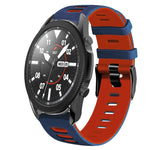 20mm ツートーンシリコーンウォッチバンド、Samsung Galaxy Watch 5 Pro 45mm用、Samsung Galaxy Watch 4 40mm用