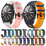 20mm ツートーンシリコーンウォッチバンド、Samsung Galaxy Watch 5 Pro 45mm用、Samsung Galaxy Watch 4 40mm用