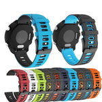 20mm ツートーンシリコーンウォッチバンド、Samsung Galaxy Watch 5 Pro 45mm用、Samsung Galaxy Watch 4 40mm用