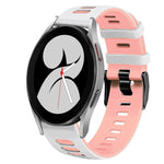 20mm ツートーンシリコーンウォッチバンド、Samsung Galaxy Watch 5 Pro 45mm用、Samsung Galaxy Watch 4 40mm用