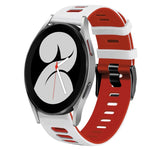 20mm ツートーンシリコーンウォッチバンド、Samsung Galaxy Watch 5 Pro 45mm用、Samsung Galaxy Watch 4 40mm用