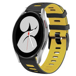 20mm ツートーンシリコーンウォッチバンド、Samsung Galaxy Watch 5 Pro 45mm用、Samsung Galaxy Watch 4 40mm用