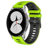20mm ツートーンシリコーンウォッチバンド、Samsung Galaxy Watch 5 Pro 45mm用、Samsung Galaxy Watch 4 40mm用