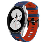 20mm ツートーンシリコーンウォッチバンド、Samsung Galaxy Watch 5 Pro 45mm用、Samsung Galaxy Watch 4 40mm用