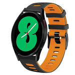 20mm ツートーンシリコーンウォッチバンド、Samsung Galaxy Watch 4 44mm用、Samsung Galaxy Watch 4 Classic 46mm用