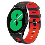 20mm ツートーンシリコーンウォッチバンド、Samsung Galaxy Watch 4 44mm用、Samsung Galaxy Watch 4 Classic 46mm用