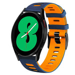 20mm ツートーンシリコーンウォッチバンド、Samsung Galaxy Watch 4 44mm用、Samsung Galaxy Watch 4 Classic 46mm用