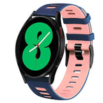 20mm ツートーンシリコーンウォッチバンド、Samsung Galaxy Watch 4 44mm用、Samsung Galaxy Watch 4 Classic 46mm用