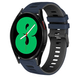 20mm ツートーンシリコーンウォッチバンド、Samsung Galaxy Watch 4 44mm用、Samsung Galaxy Watch 4 Classic 46mm用