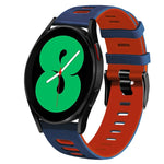 20mm ツートーンシリコーンウォッチバンド、Samsung Galaxy Watch 4 44mm用、Samsung Galaxy Watch 4 Classic 46mm用