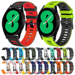 20mm ツートーンシリコーンウォッチバンド、Samsung Galaxy Watch 4 44mm用、Samsung Galaxy Watch 4 Classic 46mm用