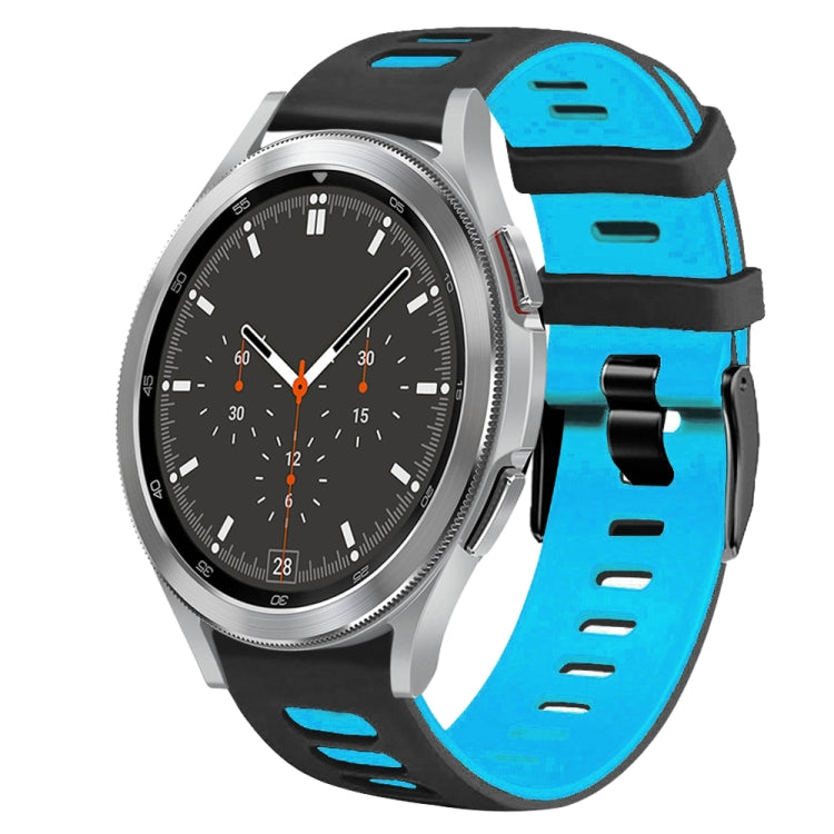 20mm ツートーンシリコーンウォッチバンド、Samsung Galaxy Watch 4 44mm用、Samsung Galaxy Watch 4 Classic 46mm用