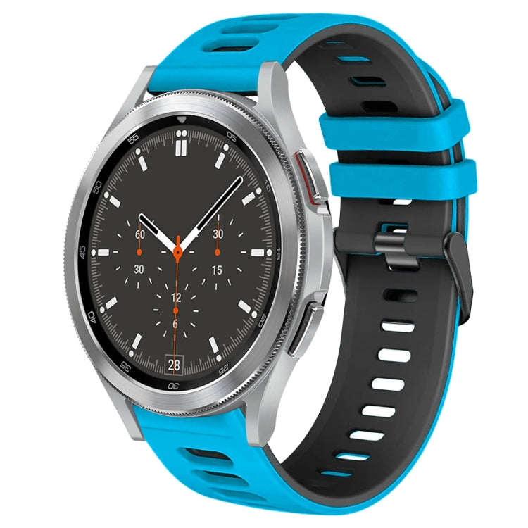 20mm ツートーンシリコーンウォッチバンド、Samsung Galaxy Watch 4 44mm用、Samsung Galaxy Watch 4 Classic 46mm用