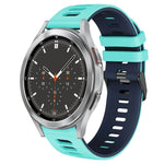 20mm ツートーンシリコーンウォッチバンド、Samsung Galaxy Watch 4 44mm用、Samsung Galaxy Watch 4 Classic 46mm用