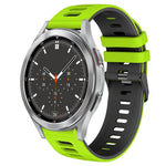 20mm ツートーンシリコーンウォッチバンド、Samsung Galaxy Watch 4 44mm用、Samsung Galaxy Watch 4 Classic 46mm用